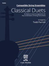 Compatible String Ensembles: Classical Duets - 26 Medium-Level Arrangements for Any Combination of String Instruments cover